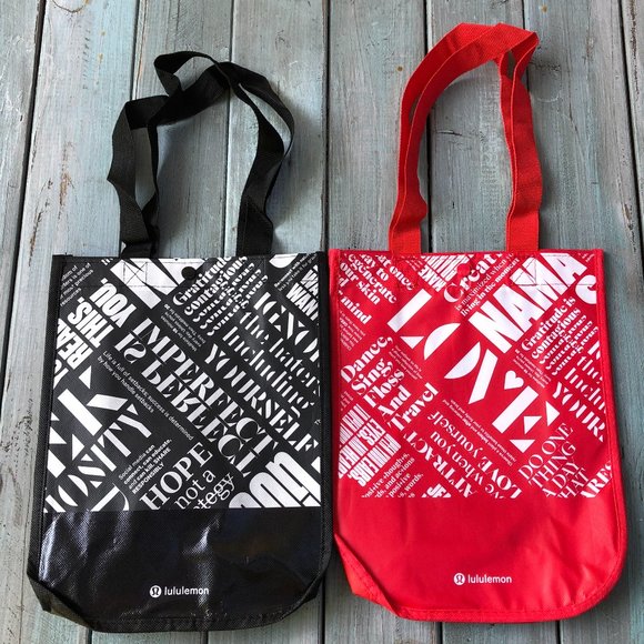 Lululemon Reusable Small Tote Bag Set of Two - Picture 2 of 7